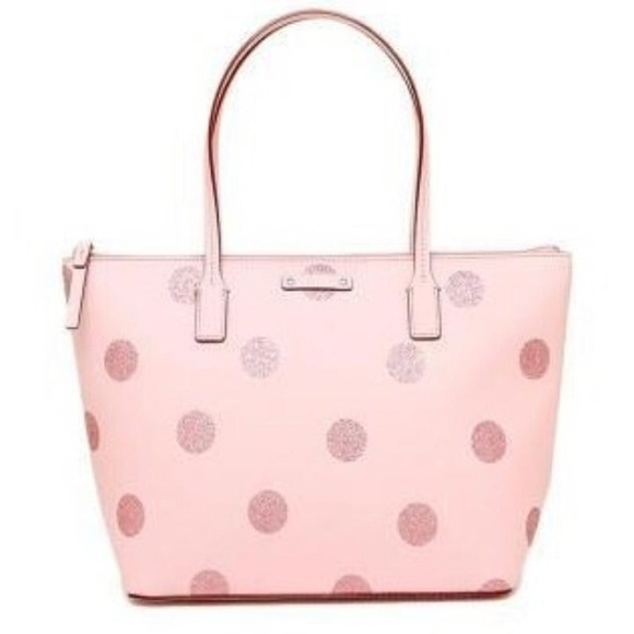 kate spade Handbags - Kate Spade Hani Glitter Polka Dot Tote